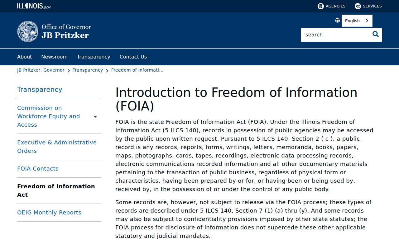 Orland Park residents directory Illinois FOIA information